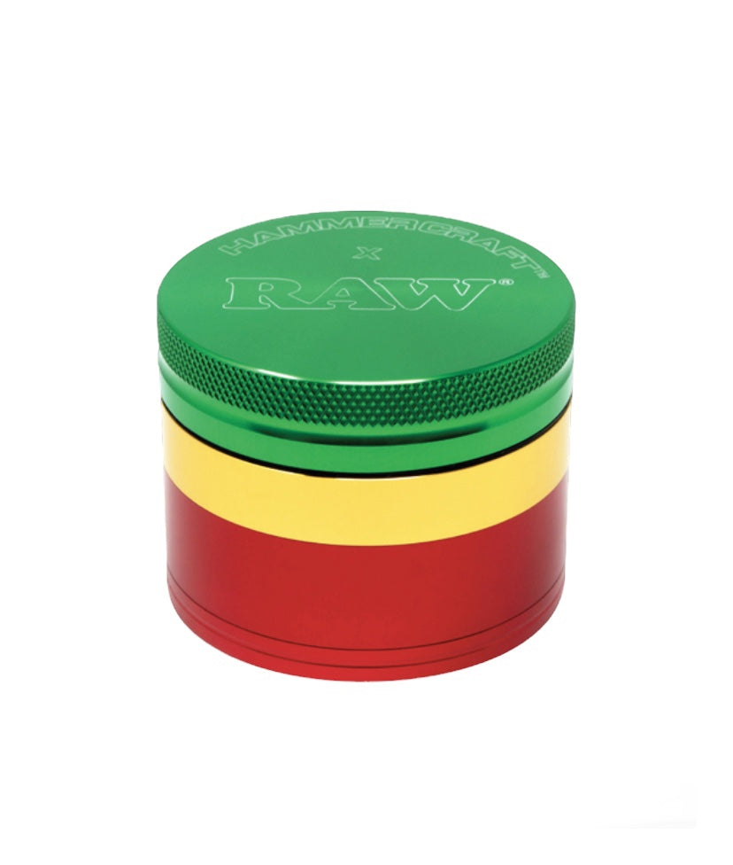 RAW Hammer Craft Grinder in Alluminio Rasta Medio 4 Parti