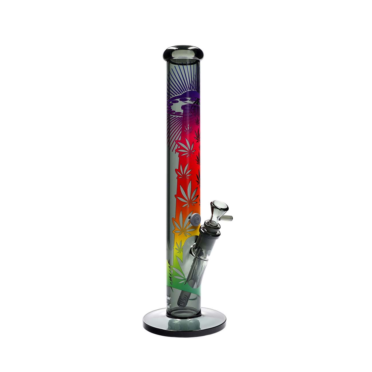 Bong - Black Leaf - FIRE-FLOW™ X -  UFO GRADIENT