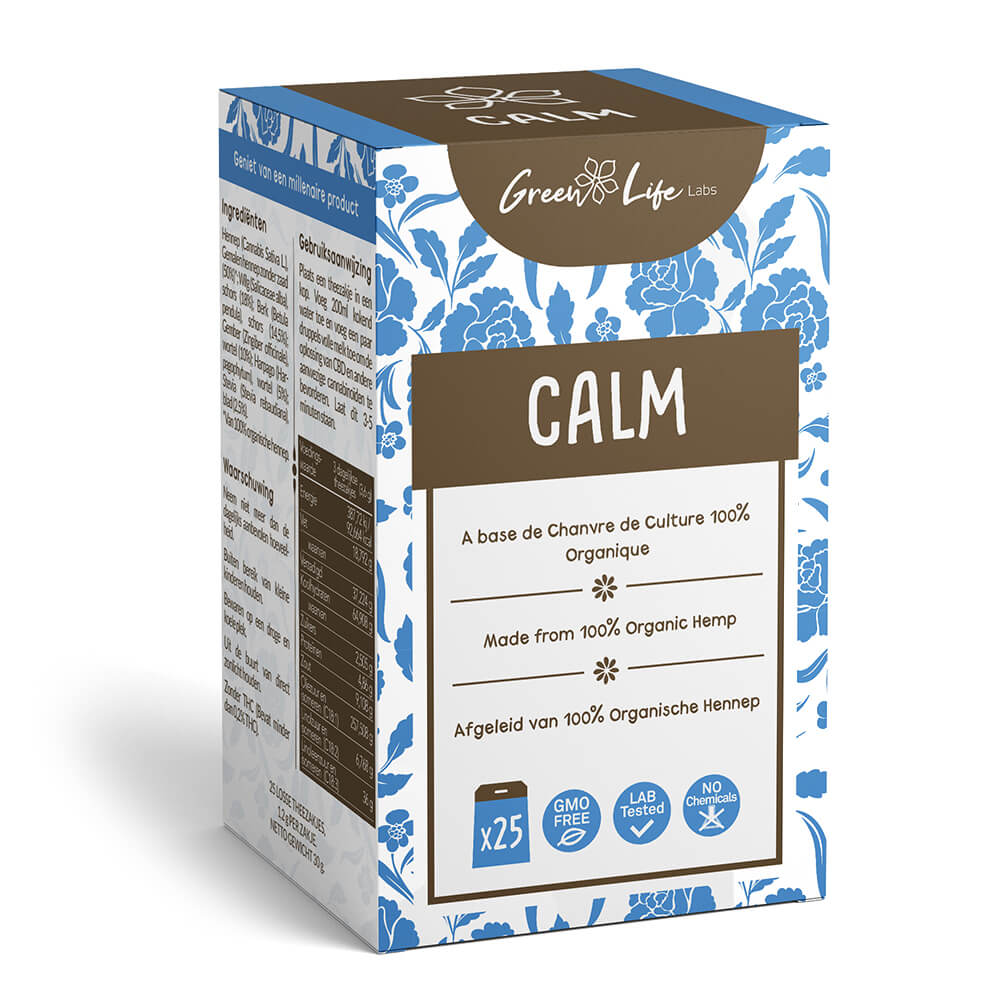 “CALM”-TISANA DI CANAPA – GREENLIFE MY CBD