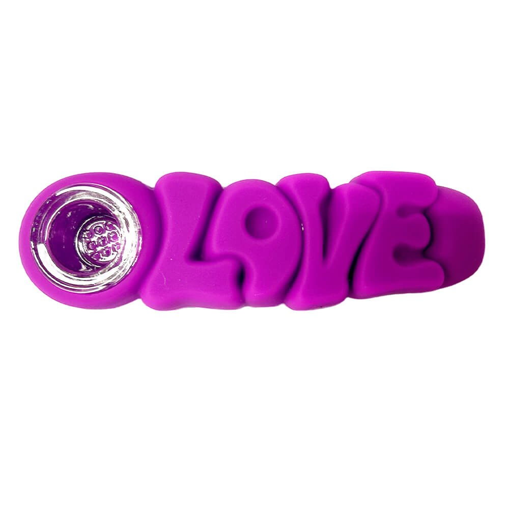 Pipa In Silicone-Love Silicone Purple Blue 12cm