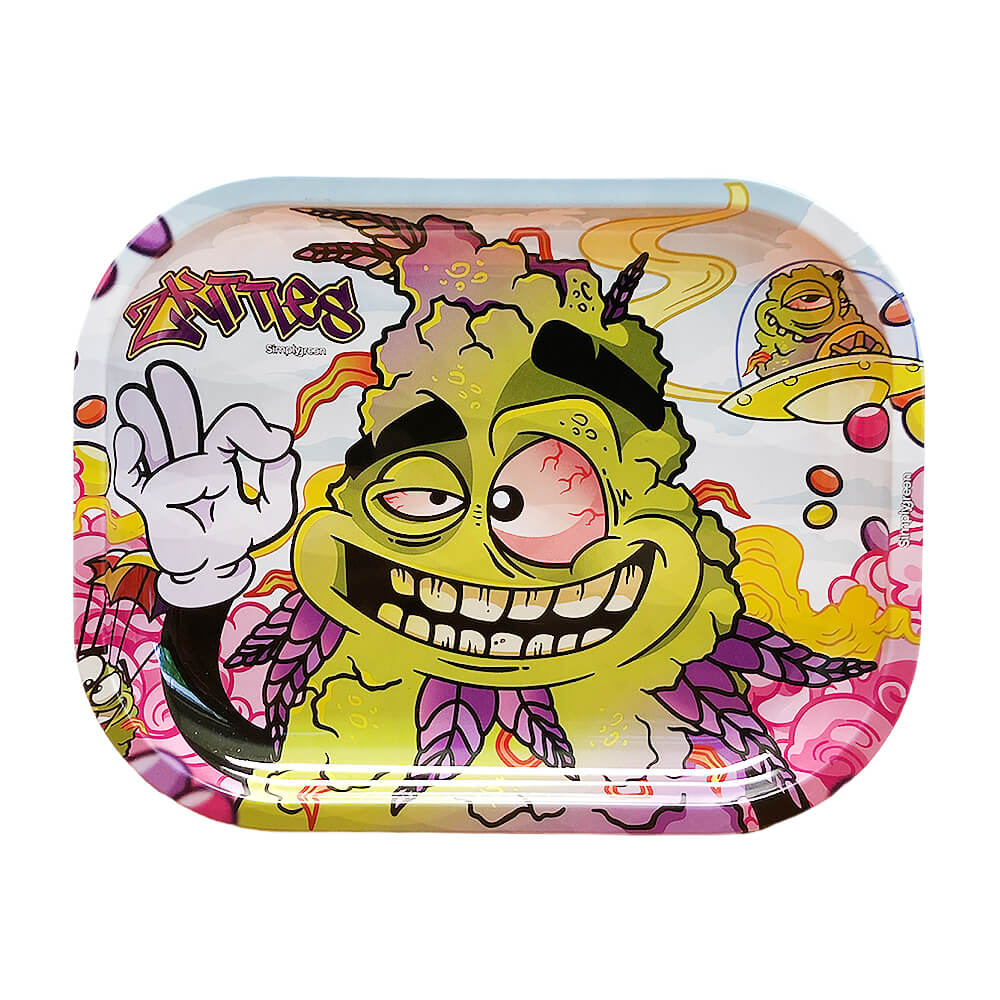 Vassoio Mistiera-Zkittlez Small Metal Rolling Tray