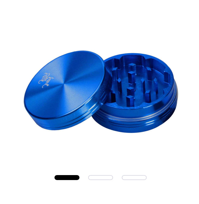 GRINDER IN ALLUMINIO BLACK LEAF  VARI COLORI CON SCATOLA 40mm@