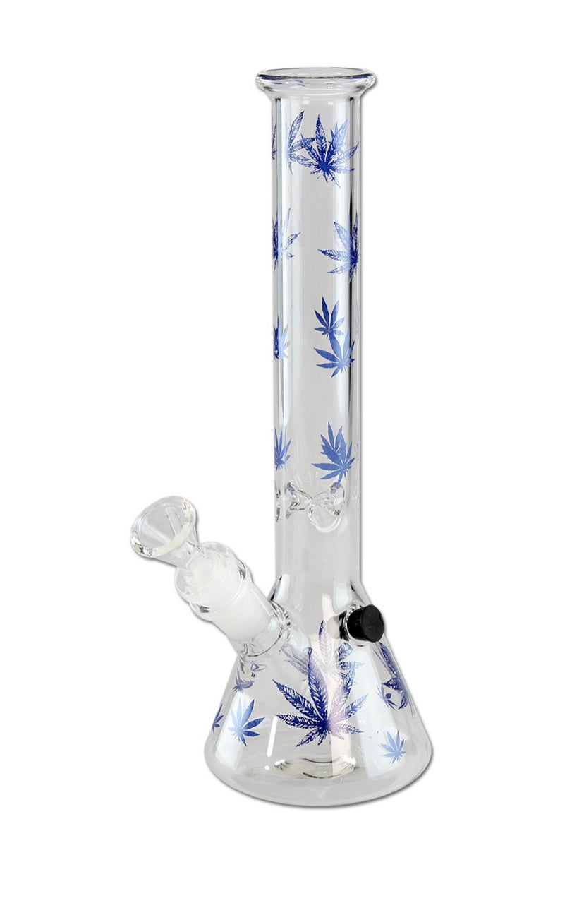 BONG ICE BLACK LEAF FOGLIE DI CANAPA