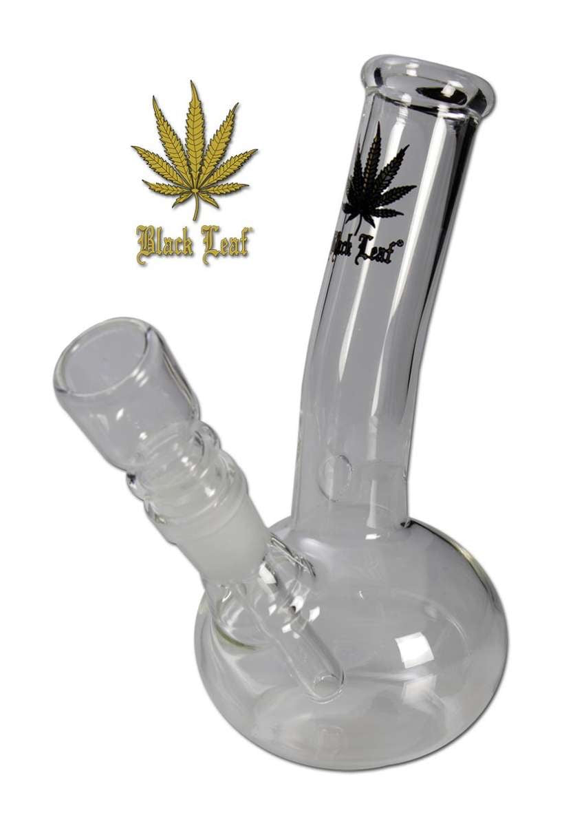 BONG “GOLDEN LEAF” BLACK LEAF