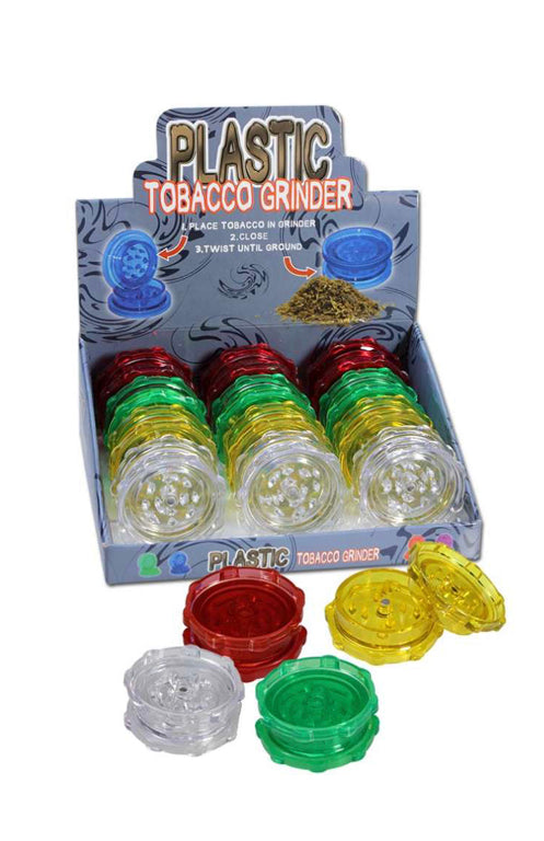 GRINDER PLASTICA 2PZ VARI COLORI