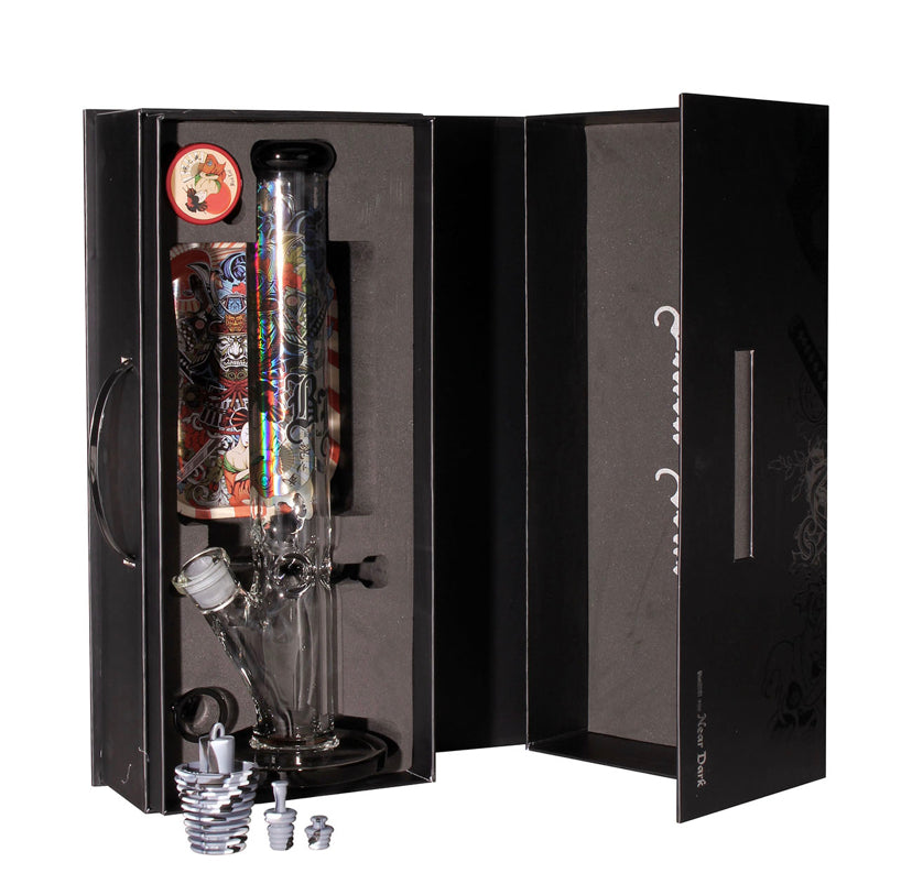 BONG ICE GEISHA SET BONG VASSOIO GRINDER