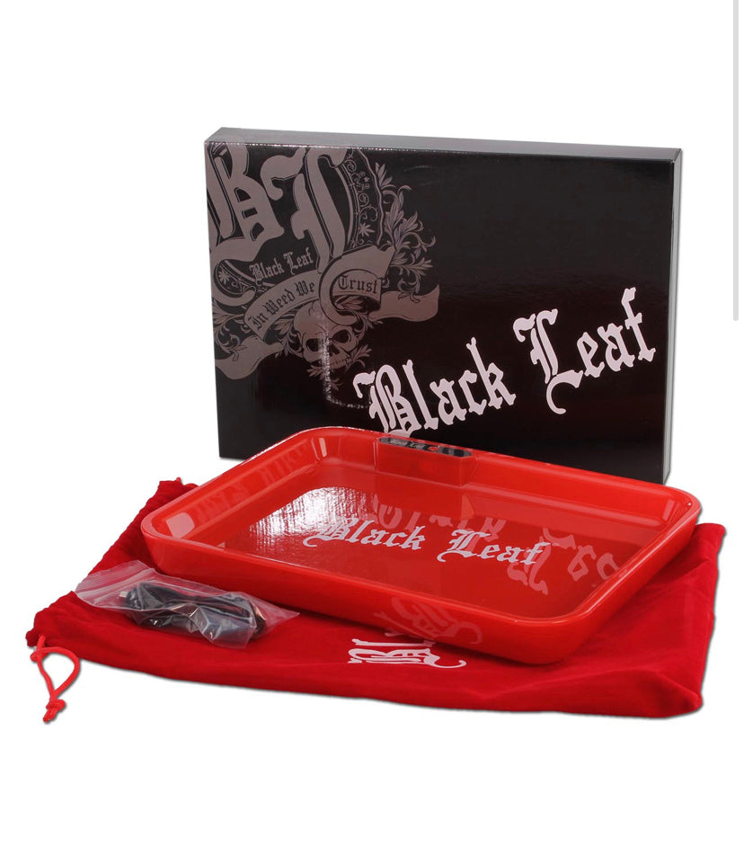 BLACK LEAF LED ROLLING TRAY VASSOIO PER ROLLARE