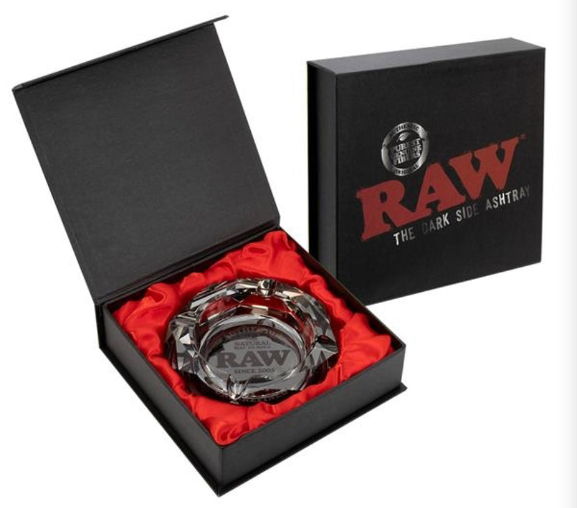 RAW POSACENERE DI CRISTALLO THE DARKSIDE GLASS ASHTRAY