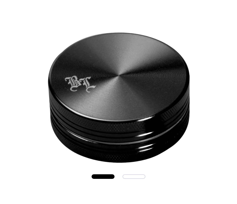 GRINDER ALLUMINIÒ BLACK LEAF 2PZ 55@ VARI COLORI CON SCATOLA REGALO