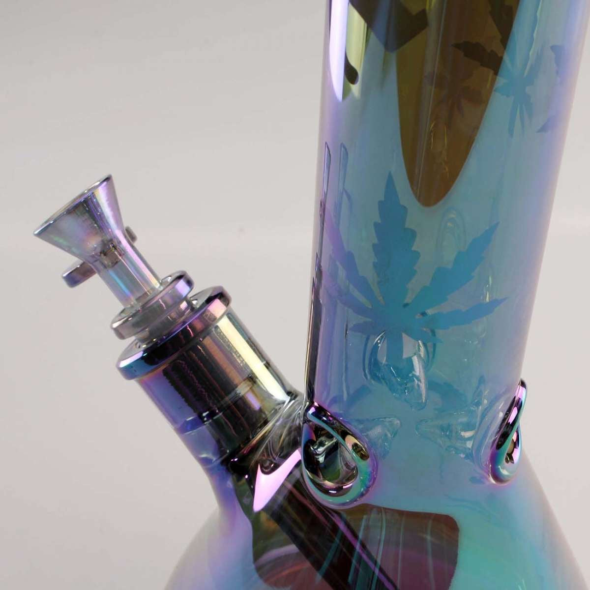 BONG ICE “PURPLE MAGIC” BLACK LEAF