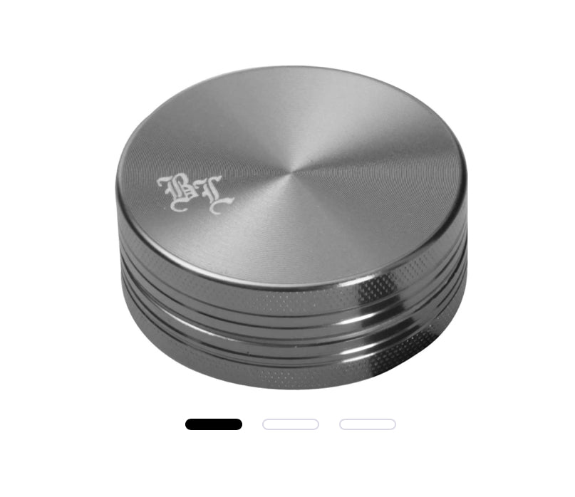 GRINDER IN ALLUMINIO BLACK LEAF  VARI COLORI CON SCATOLA 40mm@