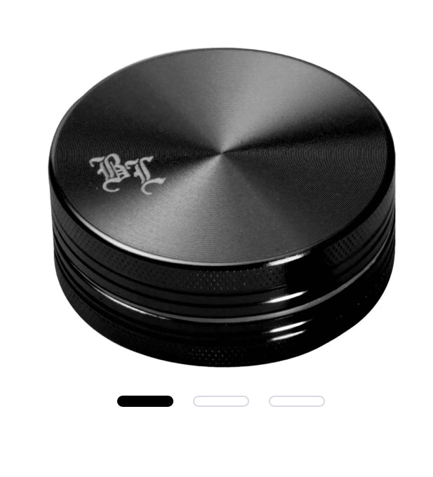 GRINDER IN ALLUMINIO BLACK LEAF  VARI COLORI CON SCATOLA 40mm@