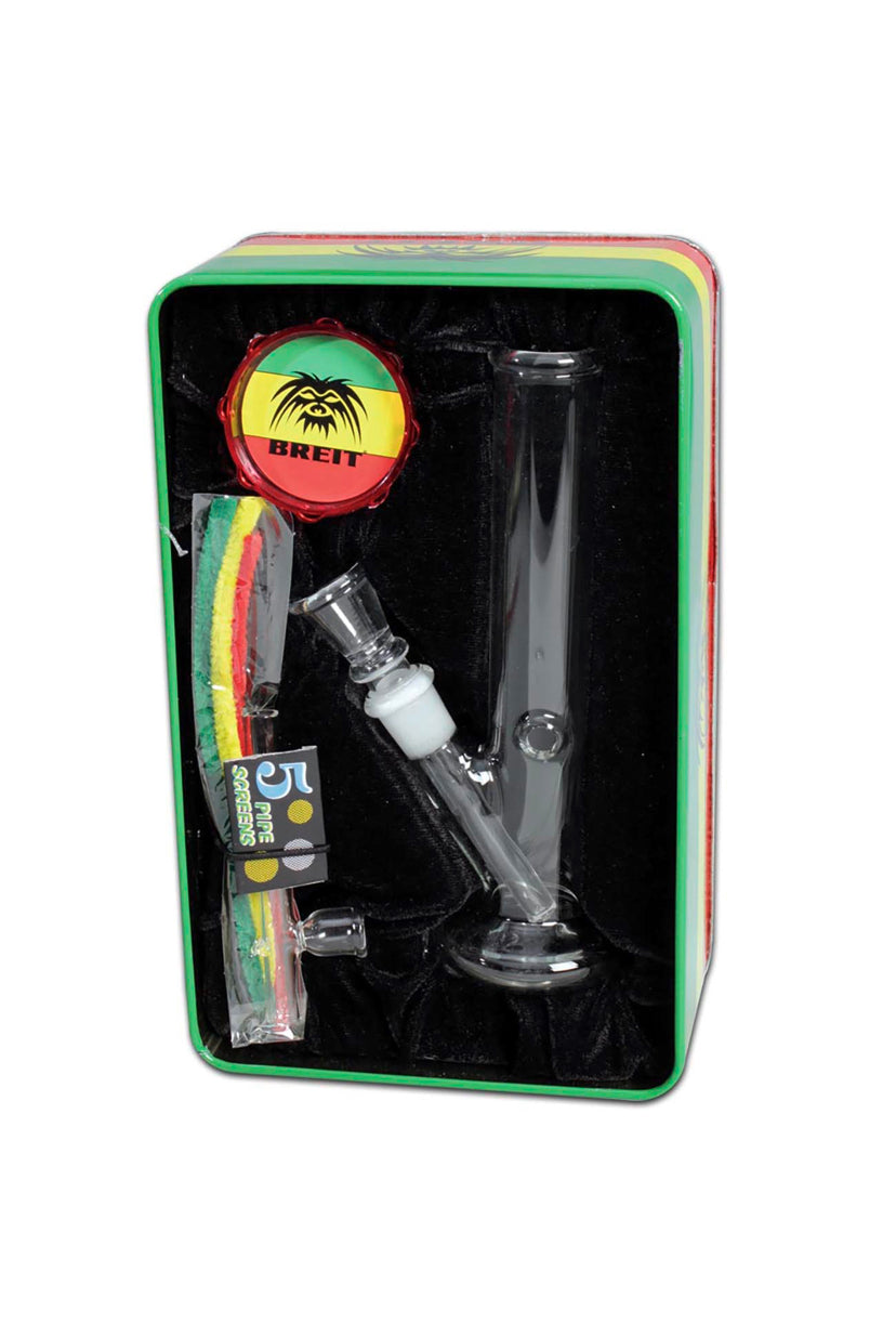 SET MINI BONG GRINDER E PIPA BREIT