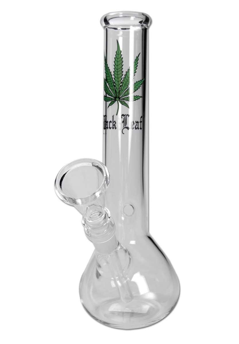 BONG VETRO BLACK LEAF